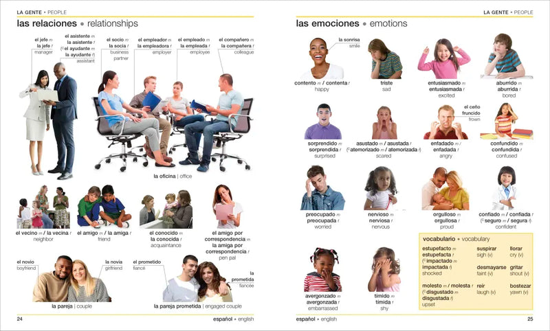 Spanish English Bilingual Visual Dictionary US - Paperback / softback