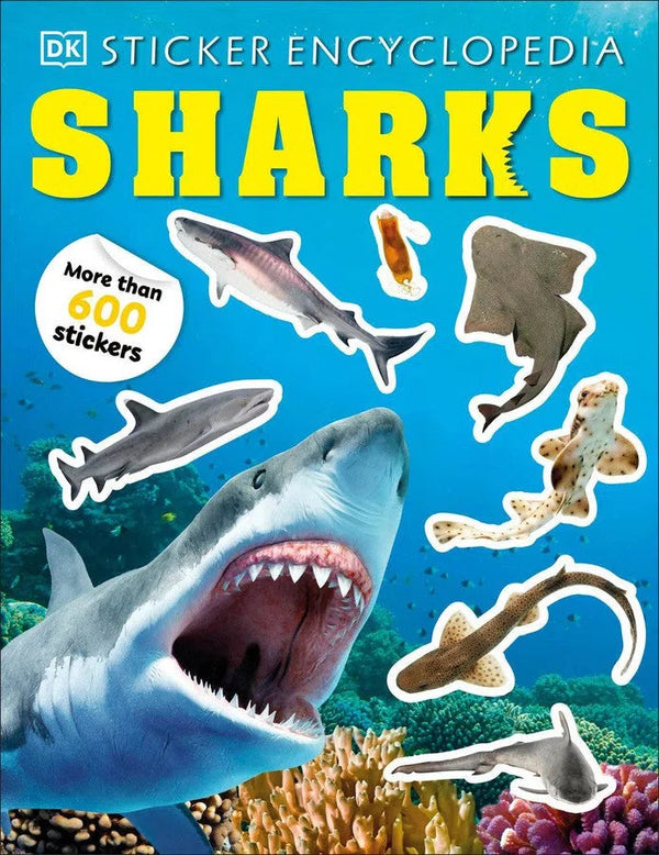 Sticker Encyclopedia Sharks-Children’s interactive and activity books and kits-買書書 BuyBookBook