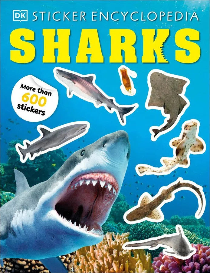 Sticker Encyclopedia Sharks-Children’s interactive and activity books and kits-買書書 BuyBookBook