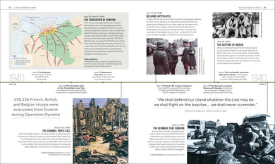 Timelines of World War II US - Hardback