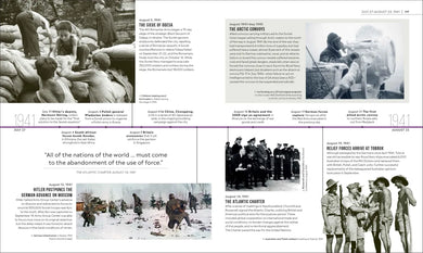 Timelines of World War II US - Hardback