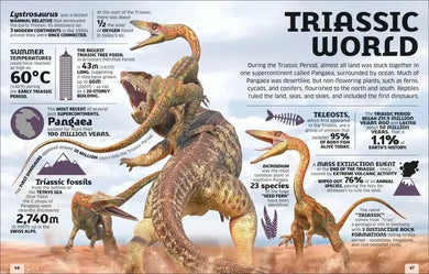 Our World in Numbers Dinosaurs & Other Prehistoric Life US - Hardback