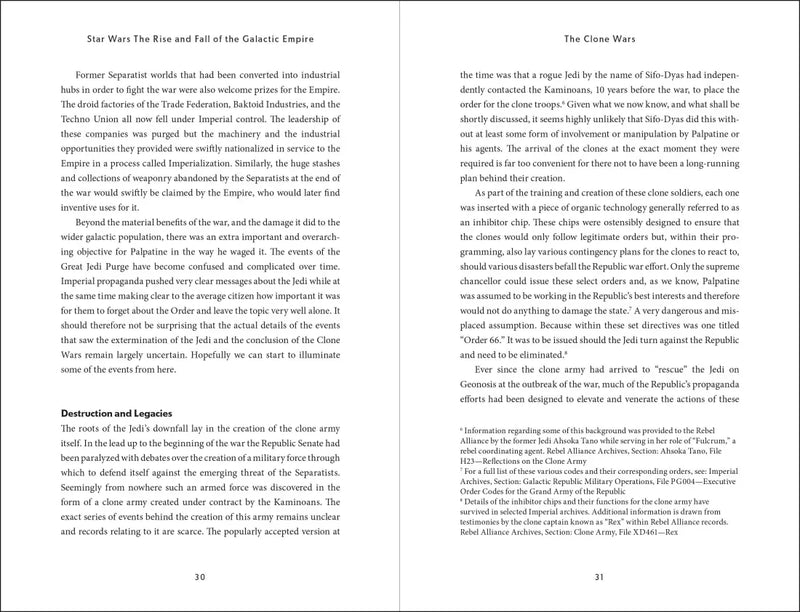 Star Wars The Rise and Fall of the Galactic Empire US - Hardback