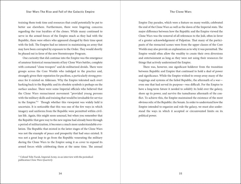 Star Wars The Rise and Fall of the Galactic Empire US - Hardback