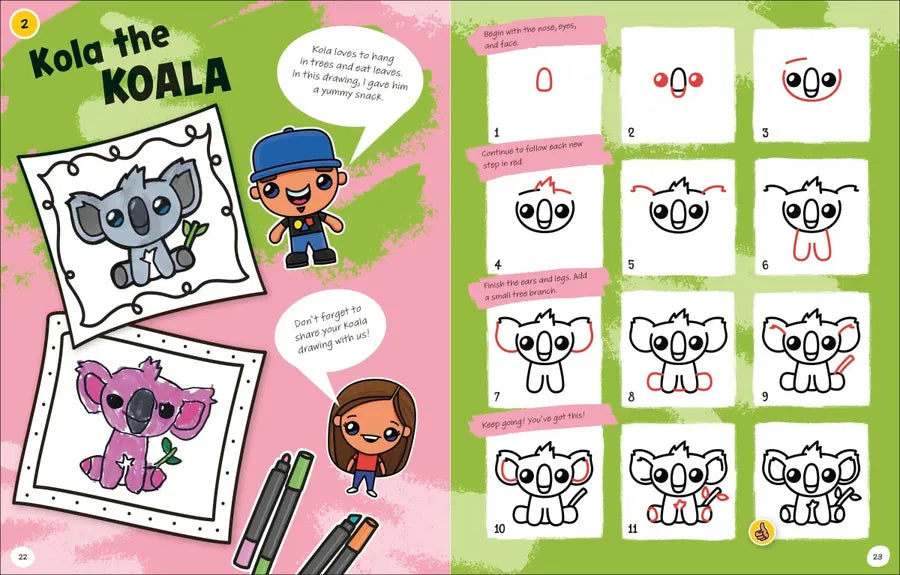 Draw with Art for Kids Hub Animals US - Paperback / softback