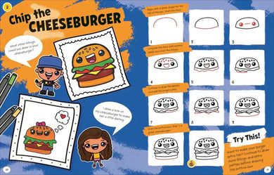 Draw with Art for Kids Hub Cute and Funny Foods US - Paperback / softback