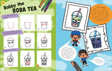 Draw with Art for Kids Hub Cute and Funny Foods US - Paperback / softback