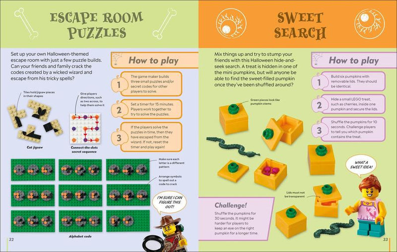 The LEGO Halloween Games Book US - Multiple-component retail product