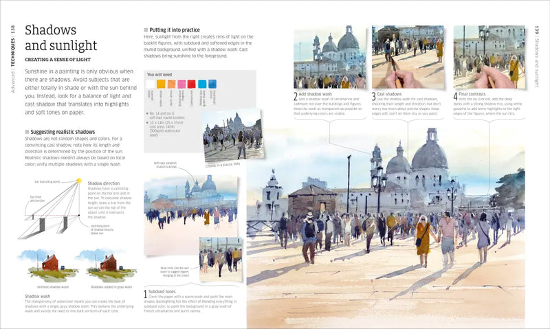 Artist's Watercolor Techniques US - Hardback