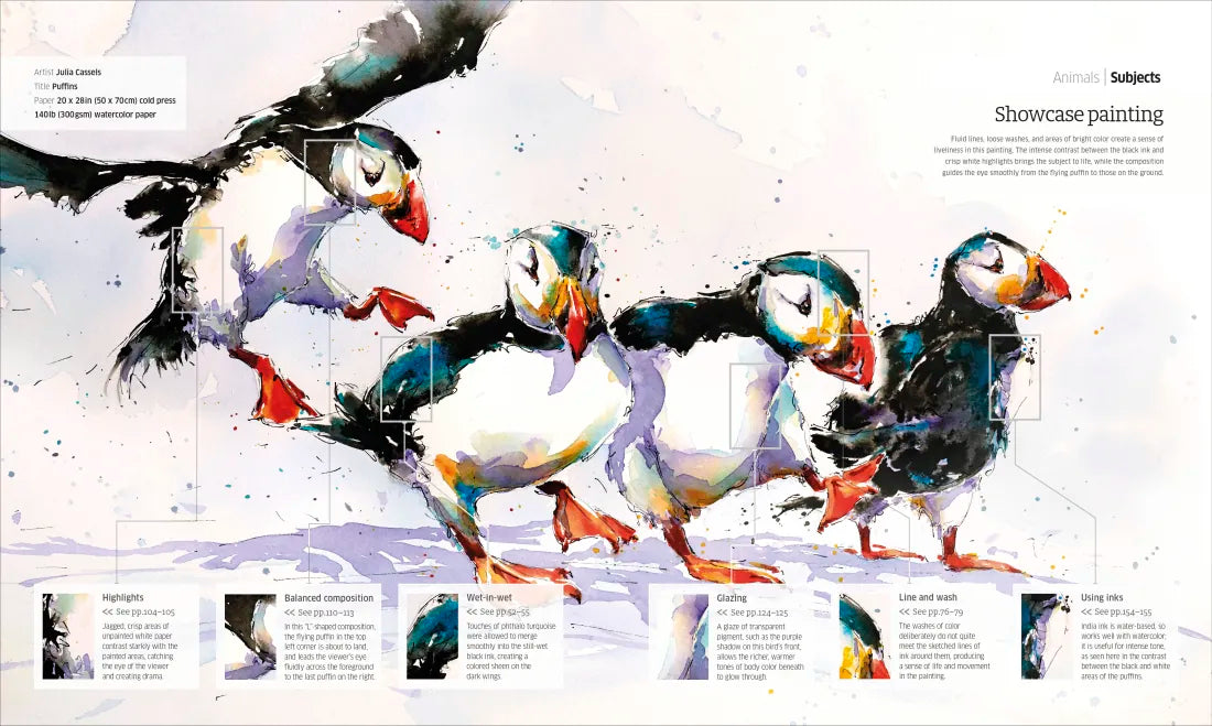 Artist's Watercolor Techniques US - Hardback