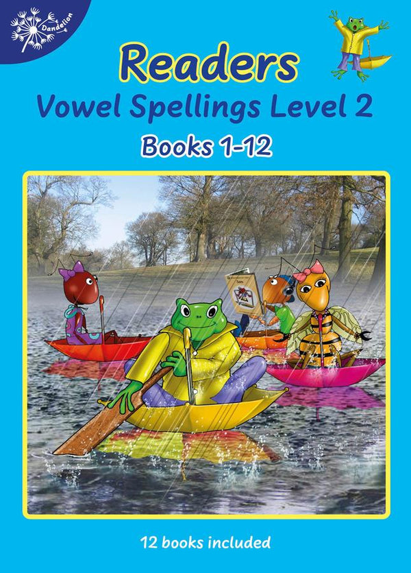 Phonic Books Dandelion Readers Vowel Spellings Level 2 Viv Wails Bindup-Children’s / Teenage fiction: General and modern fiction-買書書 BuyBookBook