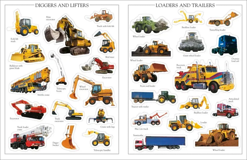 Ultimate Sticker Book: Diggers and Dumpers US - Paperback / softback
