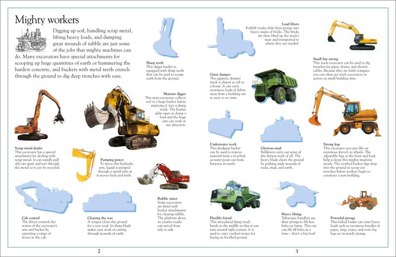 Ultimate Sticker Book: Diggers and Dumpers US - Paperback / softback