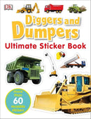 Ultimate Sticker Book: Diggers and Dumpers-Children’s interactive and activity books and kits-買書書 BuyBookBook
