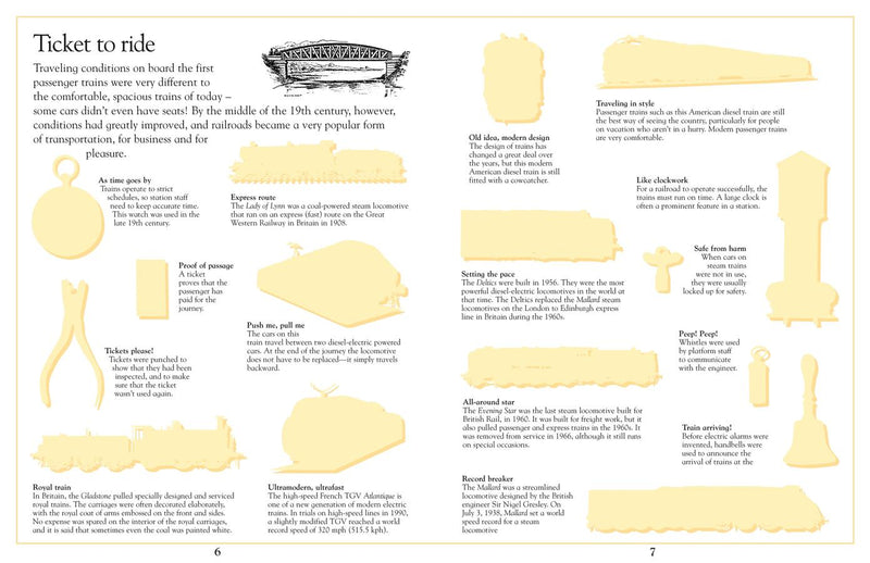 Ultimate Sticker Book: Train US - Paperback / softback