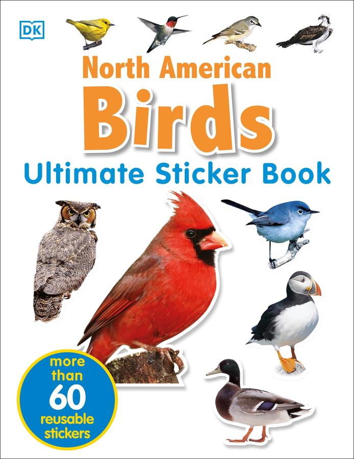 Ultimate Sticker Book: North American Birds-Children’s interactive and activity books and kits-買書書 BuyBookBook