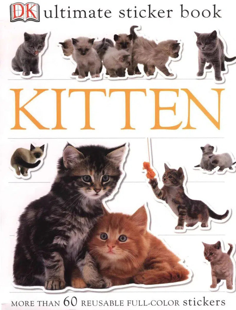 Ultimate Sticker Book: Kitten-Children’s interactive and activity books and kits-買書書 BuyBookBook