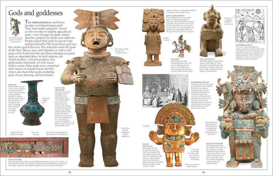 DK Eyewitness Books: Aztec, Inca & Maya US - Hardback