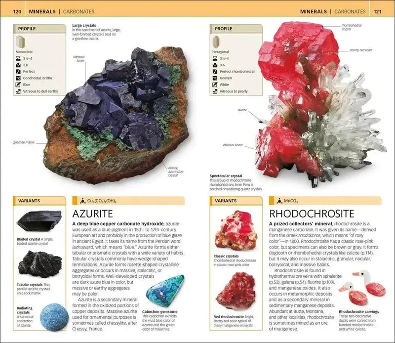 Nature Guide: Rocks and Minerals US - Book