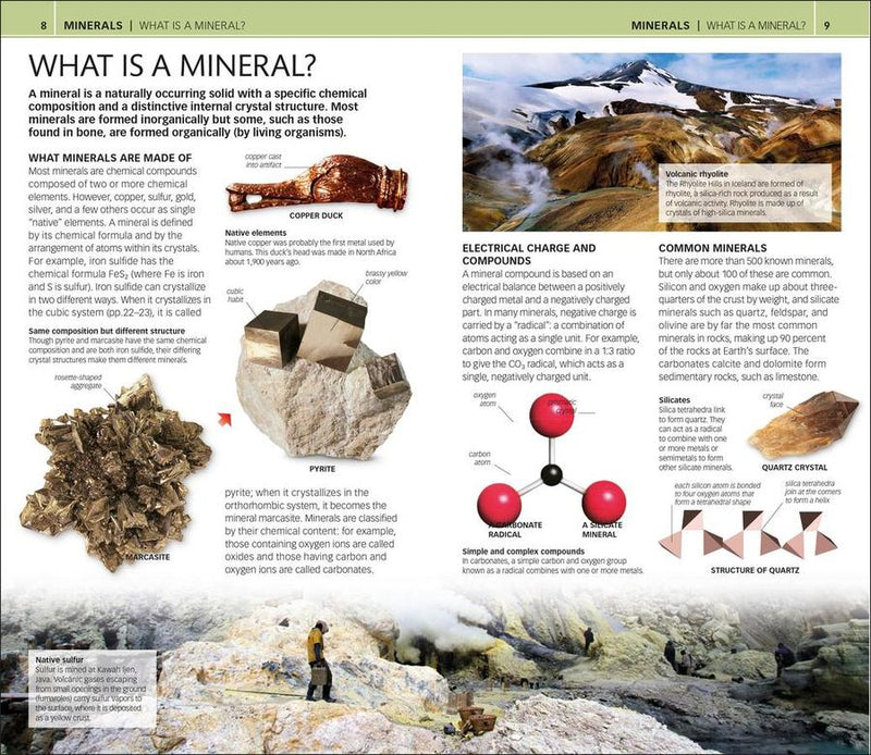 Nature Guide: Rocks and Minerals US - Book