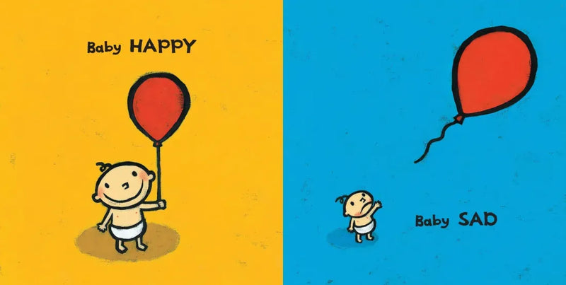 Baby Happy Baby Sad US - Board book