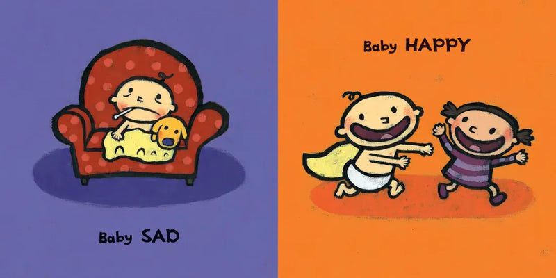 Baby Happy Baby Sad US - Board book