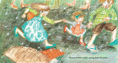 Because Amelia Smiled US - Hardback