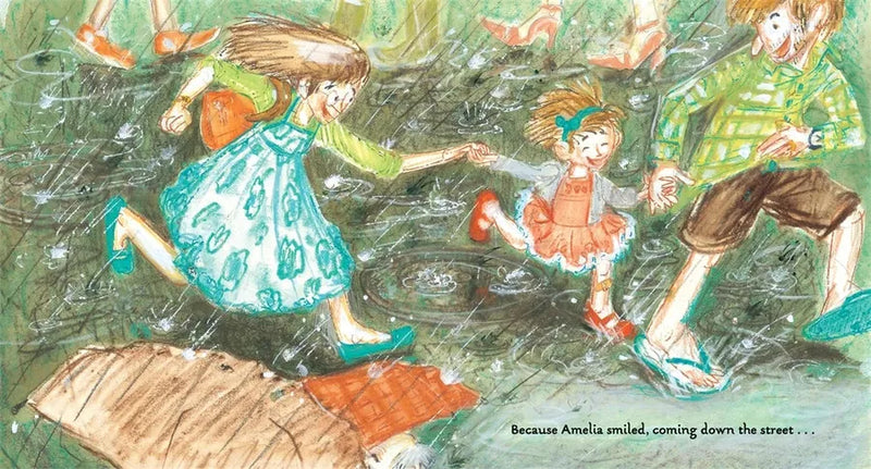 Because Amelia Smiled US - Hardback