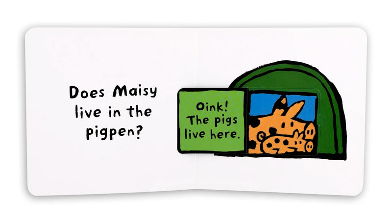 Where Does Maisy Live? US - Board book