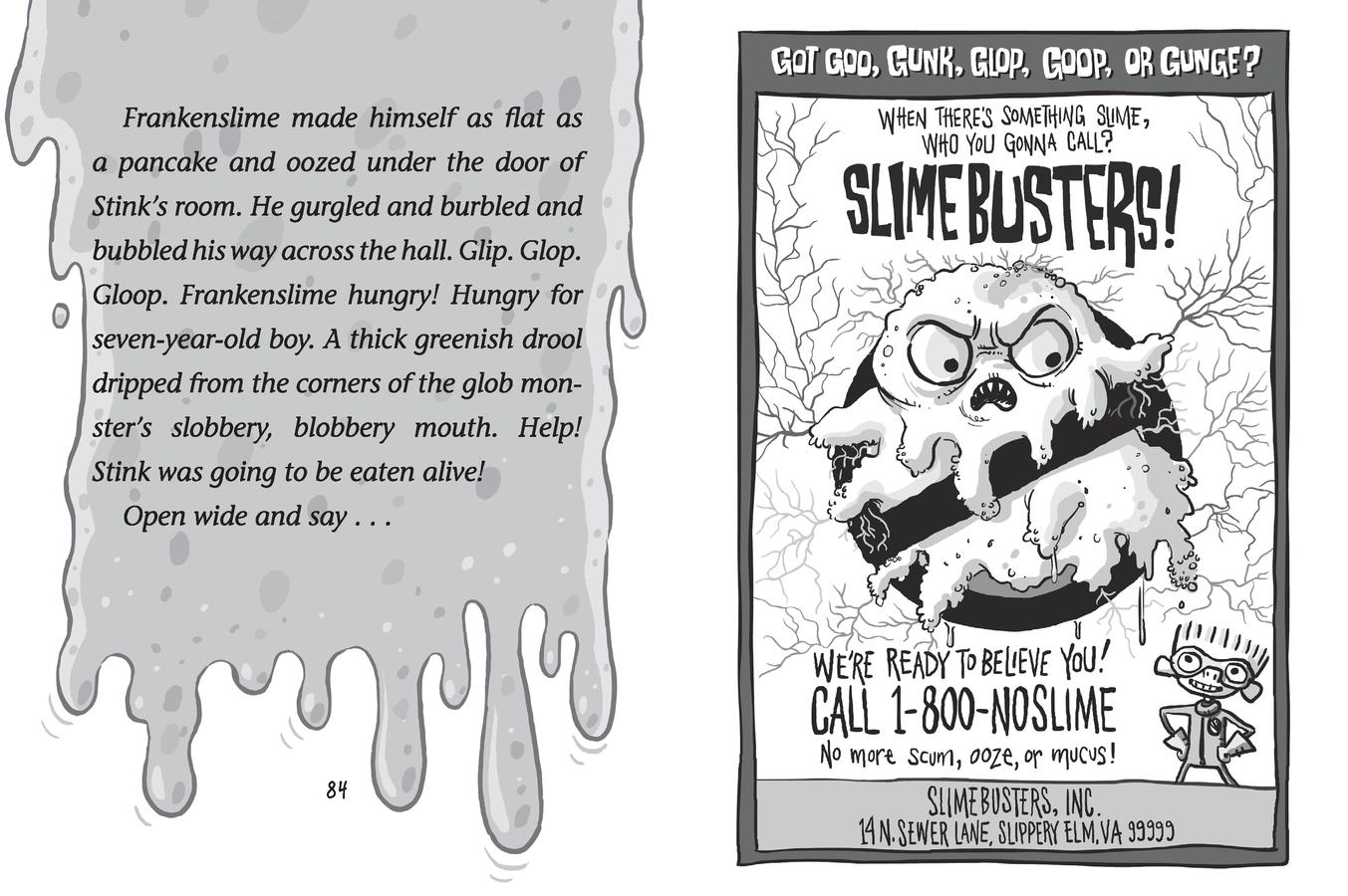 Stink and the Attack of the Slime Mold US - Hardback