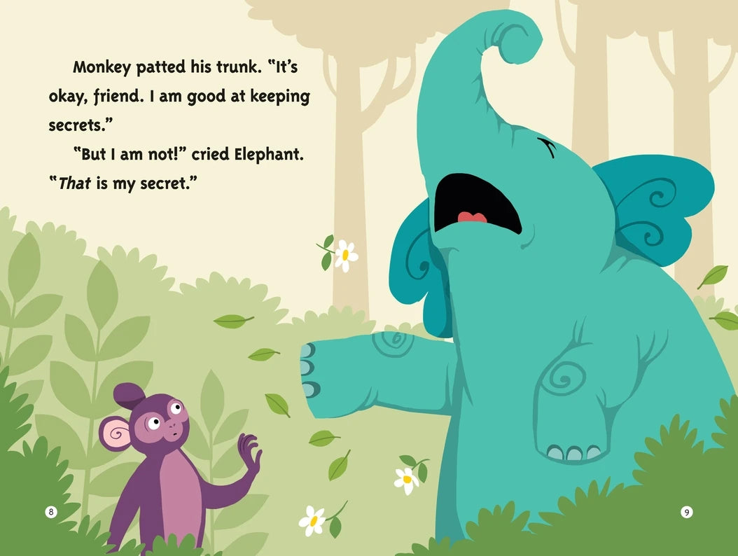 Monkey and Elephant and a Secret Birthday Surprise US - Hardback