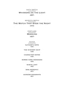 The Watch That Ends the Night US - Paperback / softback