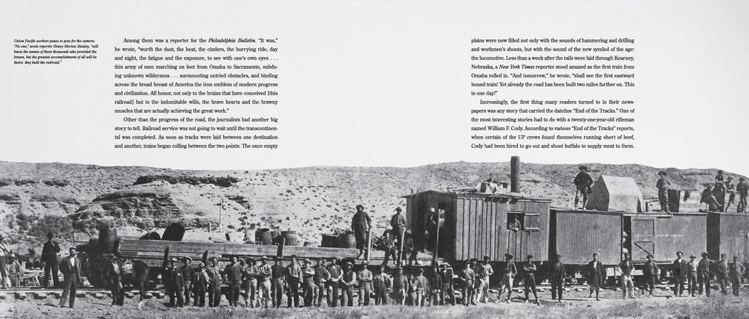 Iron Rails, Iron Men, and the Race to Link the Nation: The Story of the Transcontinental Railroad US - Hardback
