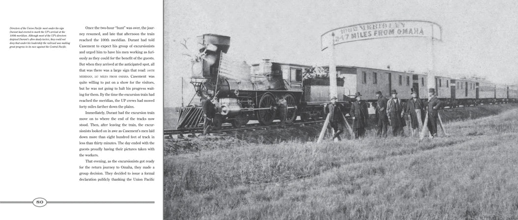 Iron Rails, Iron Men, and the Race to Link the Nation: The Story of the Transcontinental Railroad US - Hardback