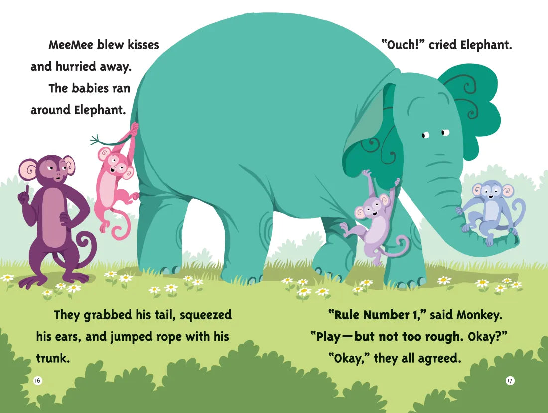 Monkey and Elephant and the Babysitting Adventure US - Hardback