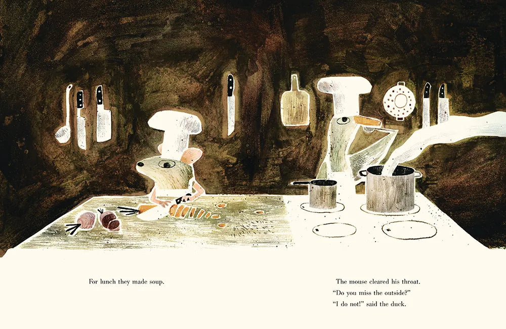 The Wolf, the Duck, and the Mouse US - Hardback