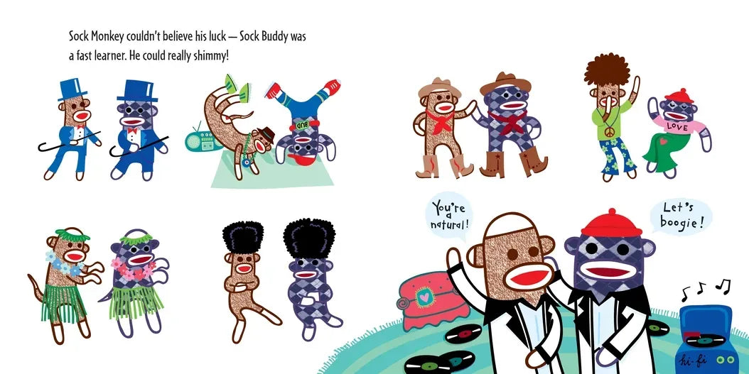 Sock Monkey Boogie Woogie US - Hardback