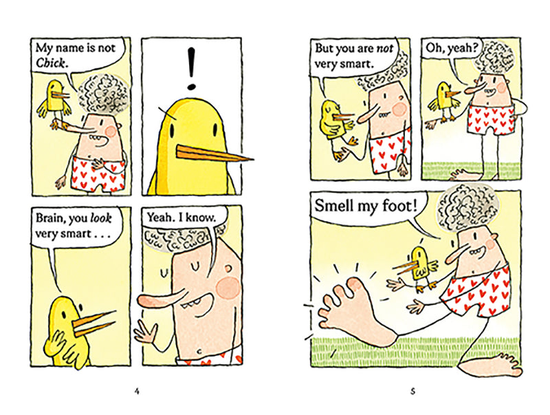 Chick and Brain: Smell My Foot! US - Hardback