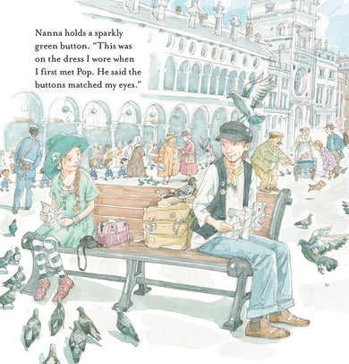 Nanna's Button Tin US - Hardback