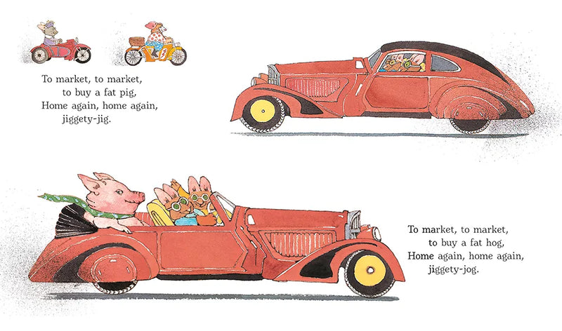 On the Go with Mother Goose US - Board book