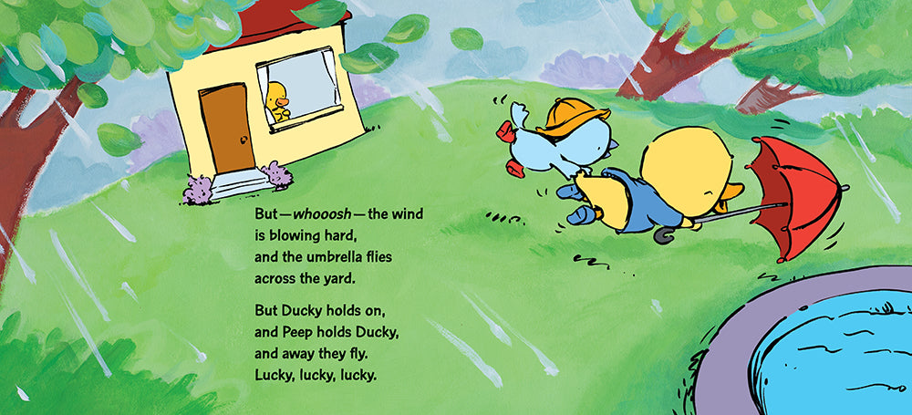 Peep and Ducky Rainy Day US - Board book