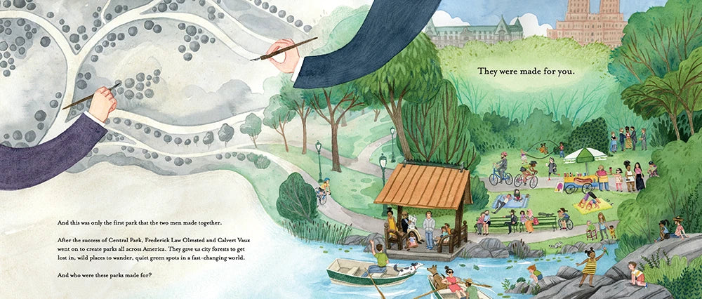 A Green Place to Be: The Creation of Central Park US - Hardback