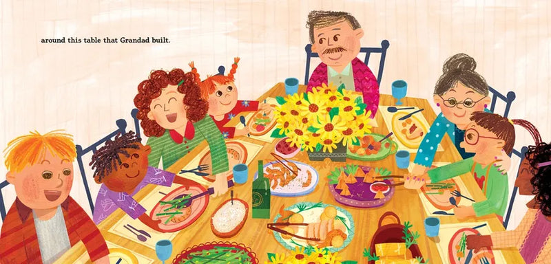 Around the Table That Grandad Built US - Hardback