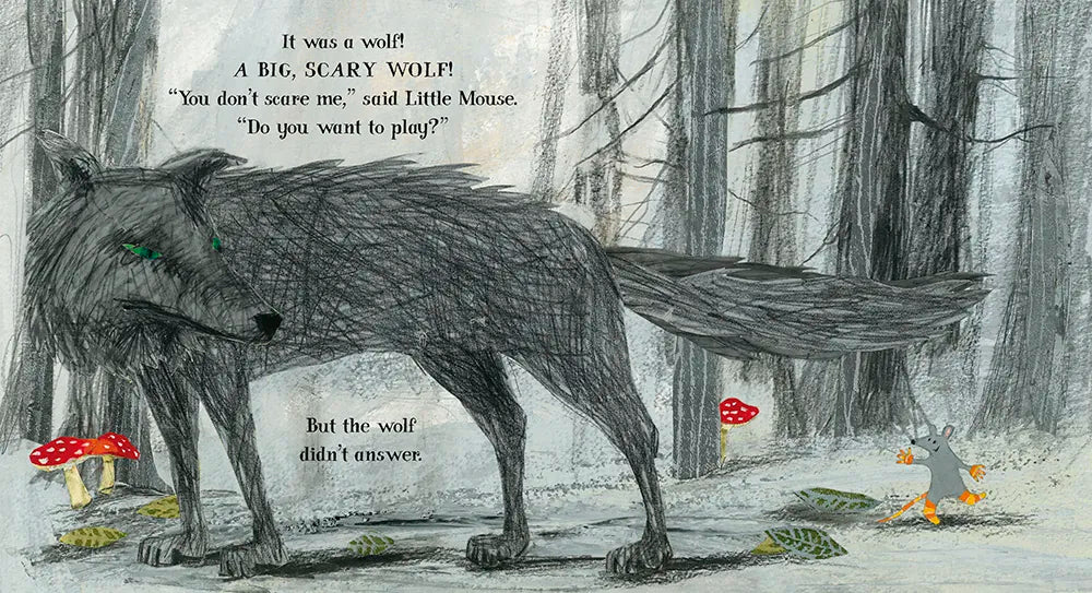 The Mouse Who Wasn't Scared US - Hardback