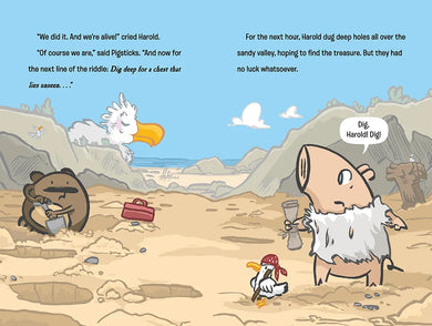 Pigsticks and Harold and the Pirate Treasure US - Paperback / softback