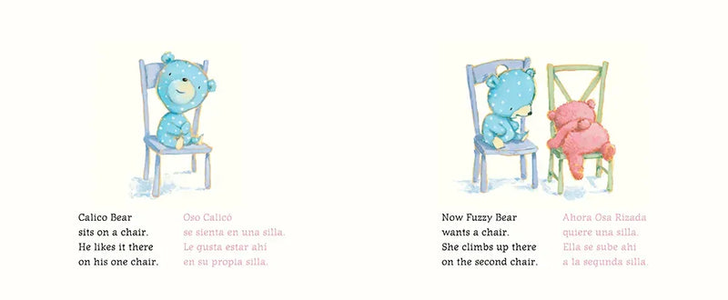 Bears on Chairs/Osos en sillas US - Paperback / softback