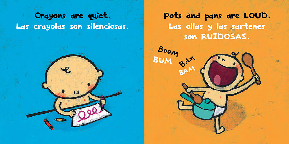 Quiet Loud / Silencioso ruidoso US - Board book