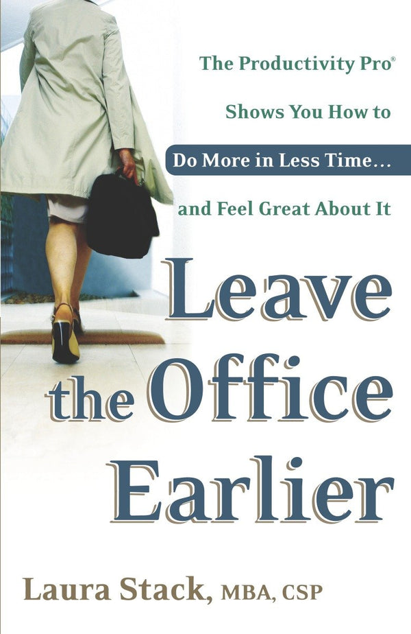 Leave the Office Earlier-Self-help/ personal development/ practical advice-買書書 BuyBookBook