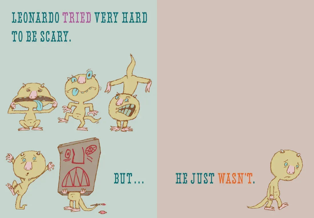 Leonardo, the Terrible Monster US - Hardback