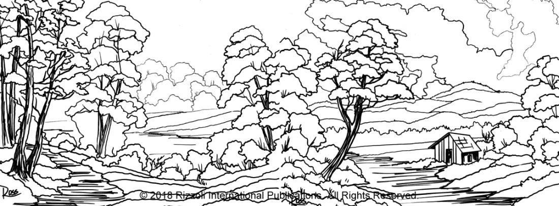 The Official Bob Ross Coloring Book US - Paperback / softback